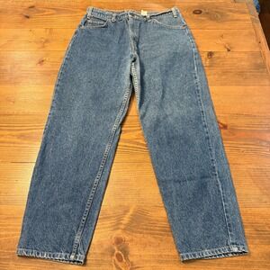 Vtg Levi's 550 Jeans Mens 36x30 Relaxed Fit Tapered Leg 5-Pocket Denim Blue‎ 90s